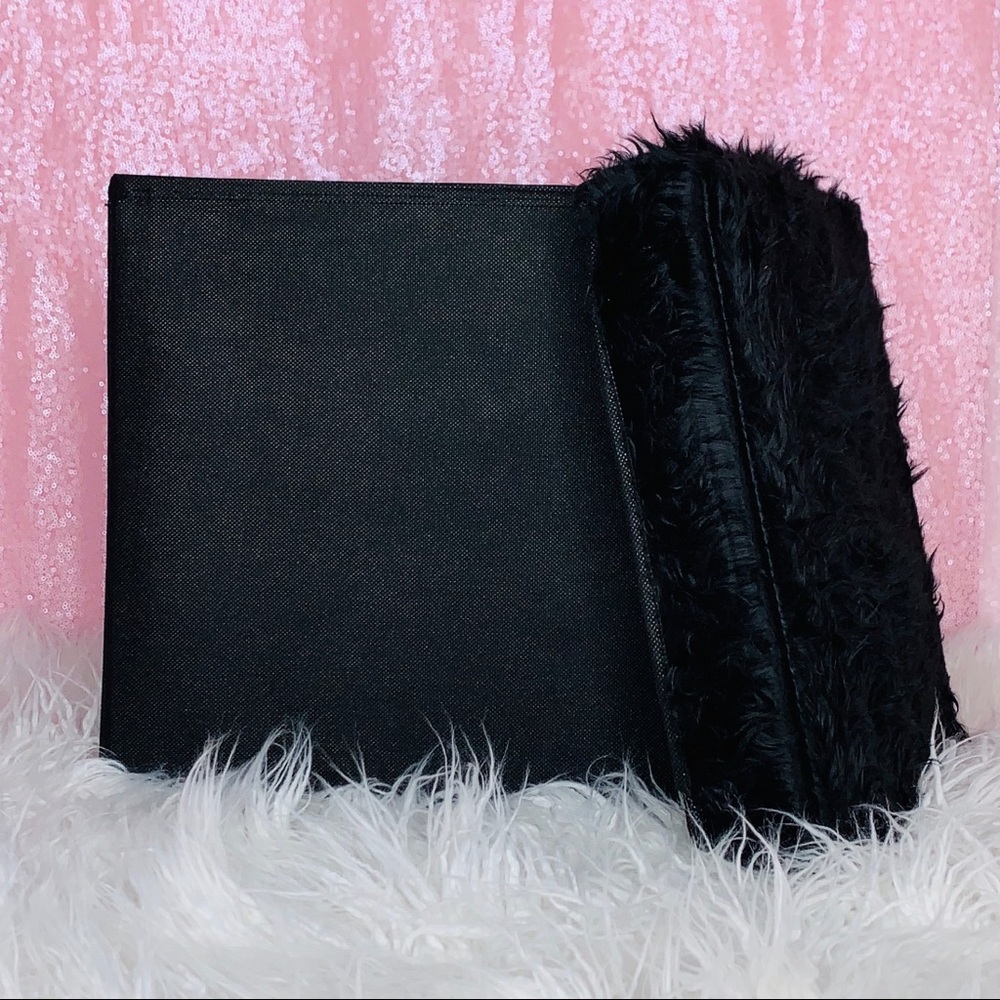 π1 LEFTπFaux Fur Collapsible Storage Bin Cube! - Picture 3 of 3